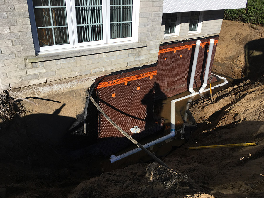 Installation de drain français à Joliette - Mini Excavation à Joliette
