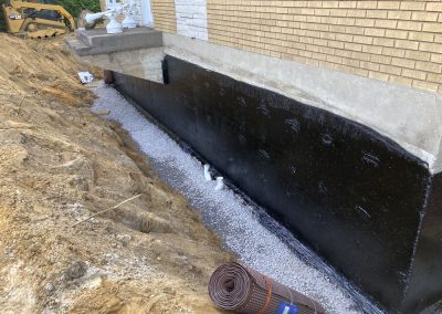 Service de drain et imperméabilisation de fondation a membrane et goudron à Joliette, Saint-Paul, Saint-Thomas, Crabtree dans Lanaudière et environs - Mini-Excavation Joliette