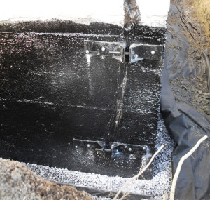 Installation de drain français avec membrane hydrofuge à repentigny - Mini Excavation à Joliette