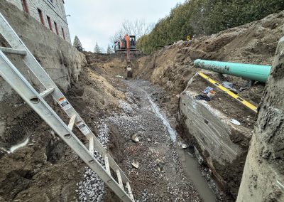 Raccordement et branchement égout à Joliette et dans Lanaudière - Mini Excavation Joliette
