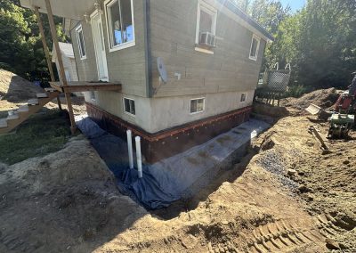 Réparation et installation de drain français à Berthierville et ses environs - Mini-Excavation Joliette