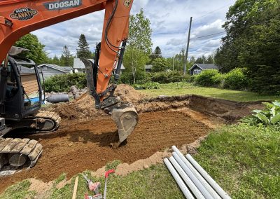 Service excavation pour fosse septique à Lanaudière - Mini Excavation Joliette